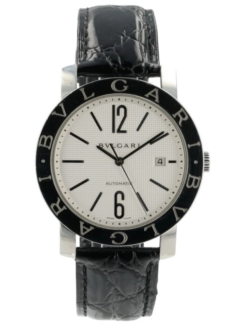 Bvlgari Chronograph White Dial Stainless Steel 42mm Automatic Men’s Watch